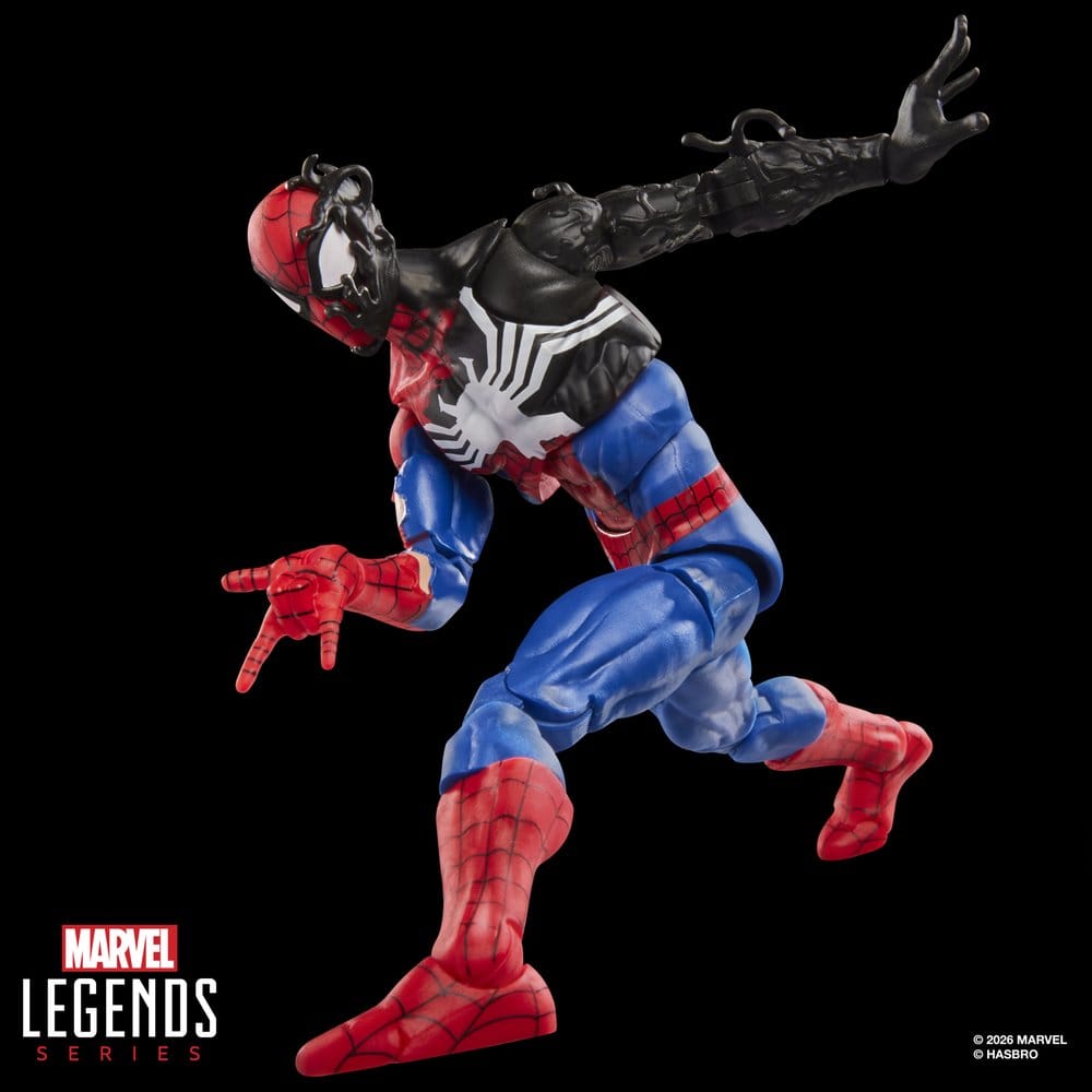 🧪 LAB | SU ORDINAZIONE Secret Wars Marvel Legends Action Figure Spider-Man (Alien Costume) 15 cm