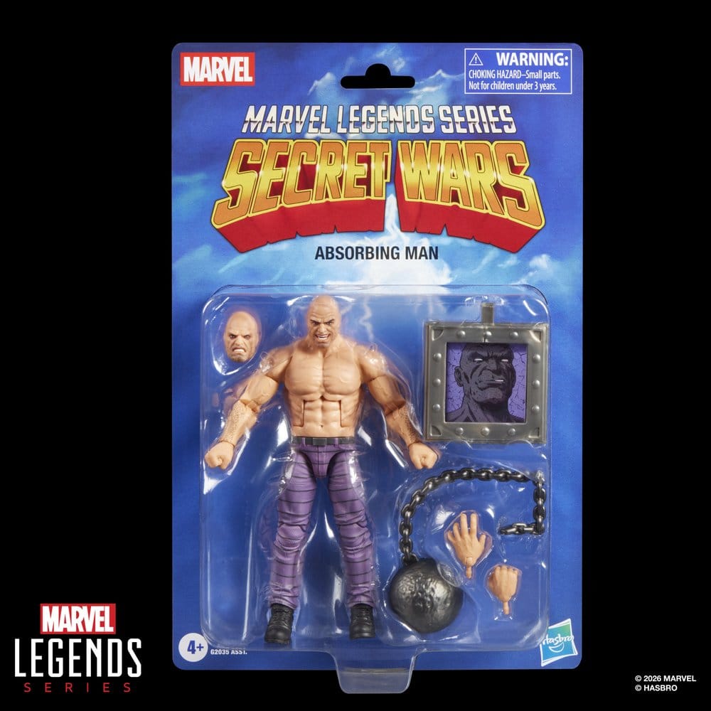 🧪 LAB | PREORDINE+ 12/2026 Secret Wars Marvel Legends Action Figure Absorbing Man 15 cm