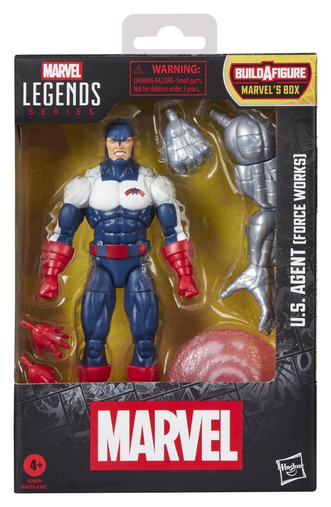 🧪 LAB | SU ORDINAZIONE Marvel Legends Action Figure U.S. Agent (Force Works) (BAF: Marvel's Box) 15 cm
