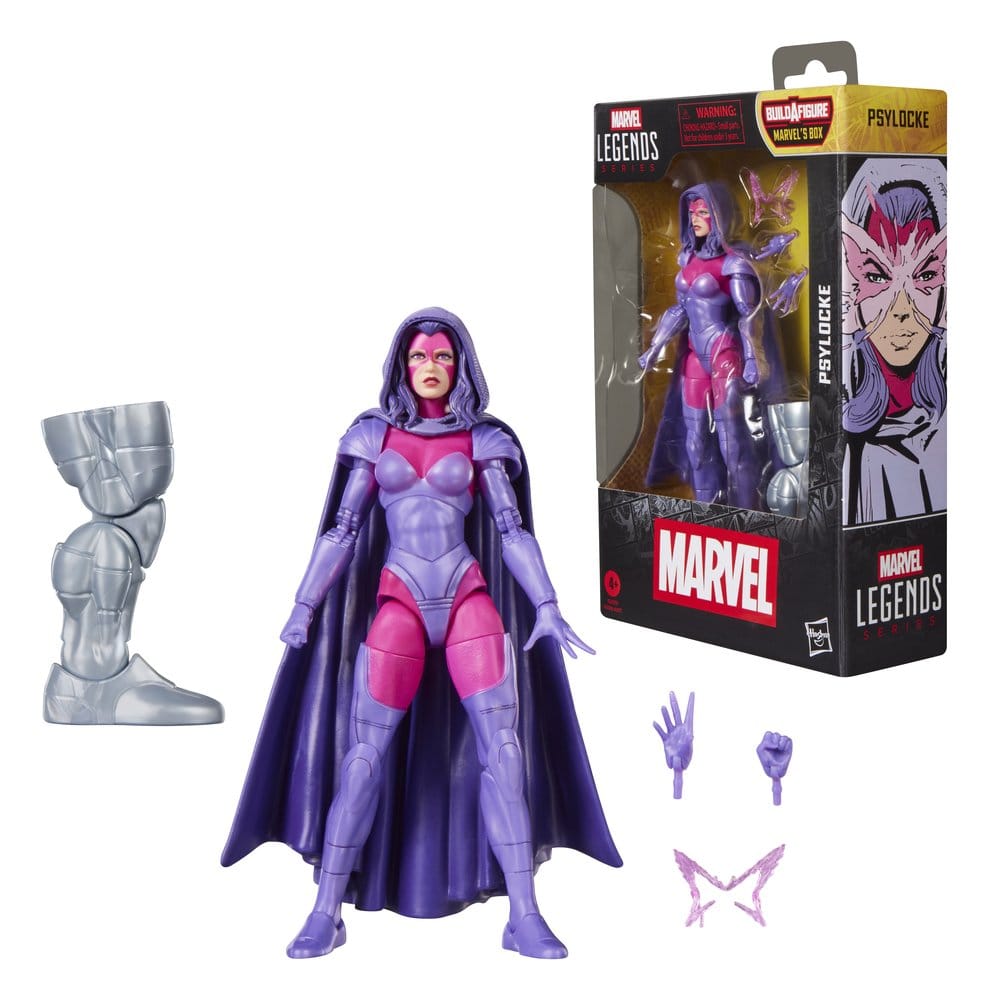🧪 LAB | SU ORDINAZIONE Marvel Legends Action Figure Psylocke (BAF: Marvel's Box) 15 cm
