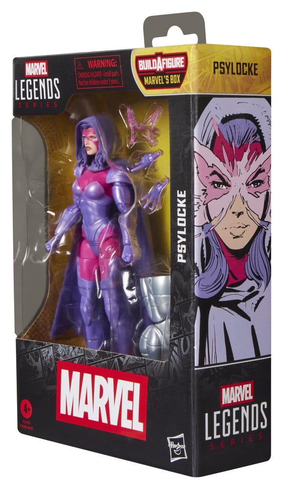 🧪 LAB | SU ORDINAZIONE Marvel Legends Action Figure Psylocke (BAF: Marvel's Box) 15 cm