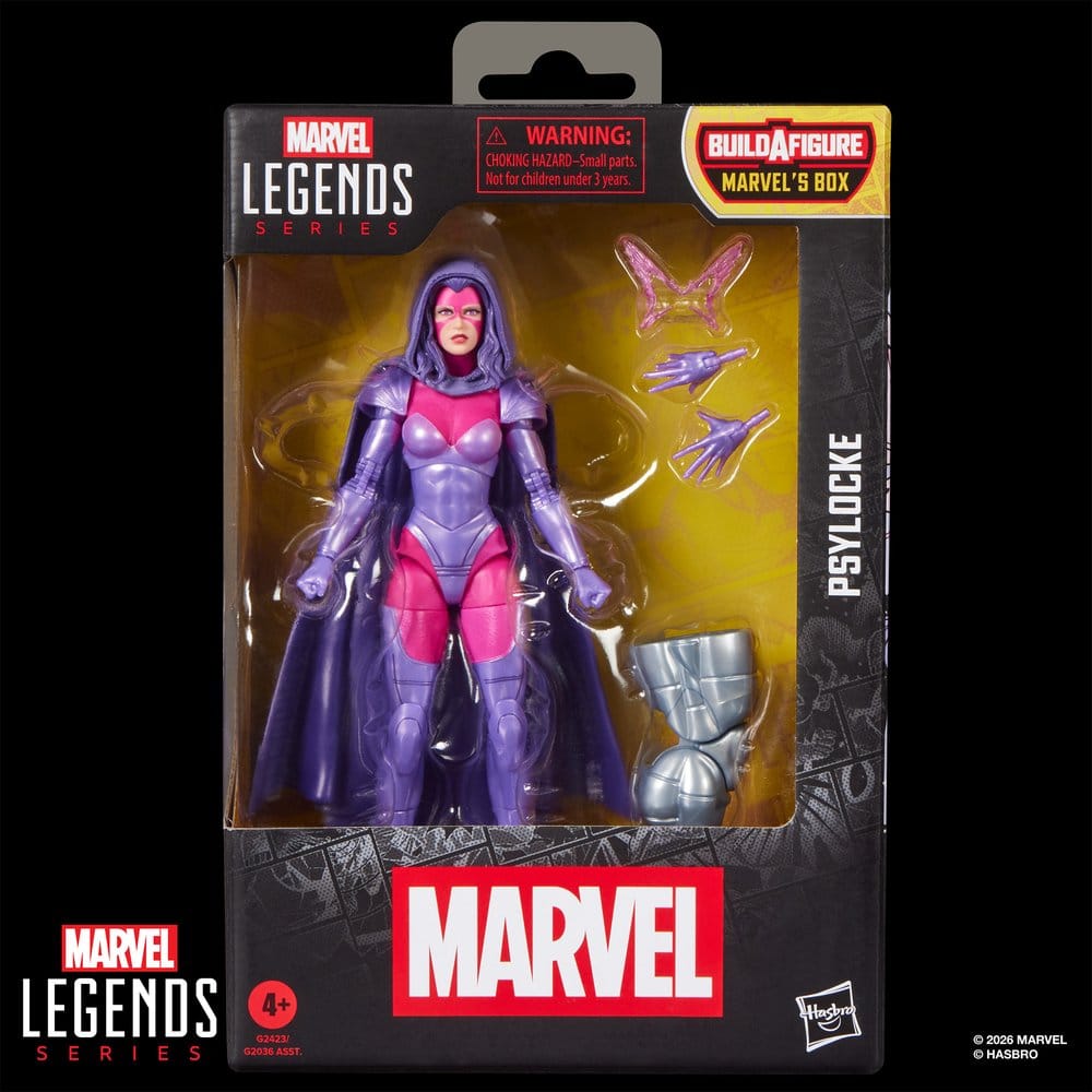 🧪 LAB | SU ORDINAZIONE Marvel Legends Action Figure Psylocke (BAF: Marvel's Box) 15 cm