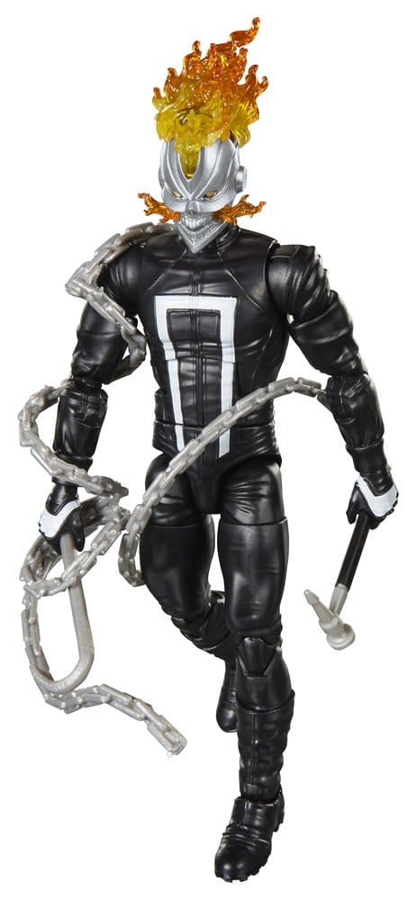 🧪 LAB | SU ORDINAZIONE Marvel Legends Action Figure Ghost Rider (Robbie Reyes) (BAF: Marvel's Box) 15 cm