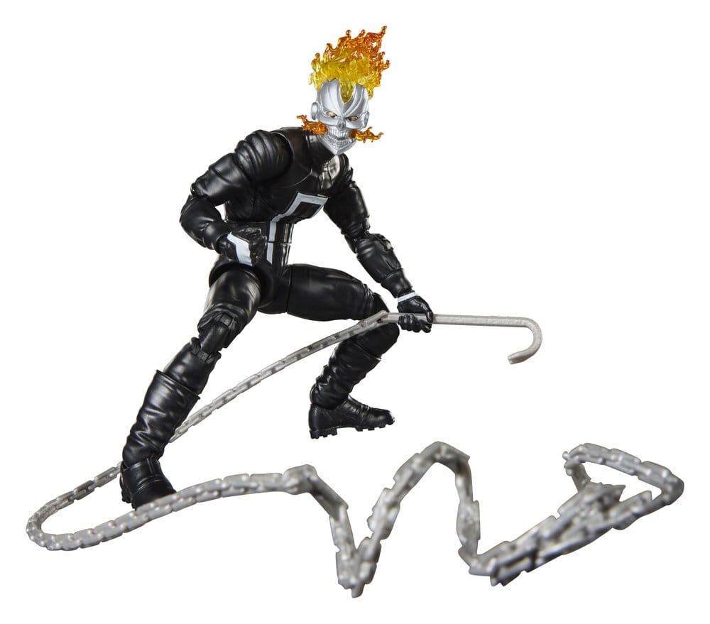 🧪 LAB | SU ORDINAZIONE Marvel Legends Action Figure Ghost Rider (Robbie Reyes) (BAF: Marvel's Box) 15 cm