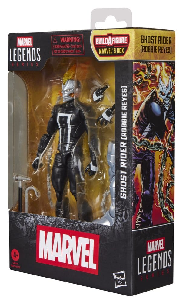 🧪 LAB | SU ORDINAZIONE Marvel Legends Action Figure Ghost Rider (Robbie Reyes) (BAF: Marvel's Box) 15 cm