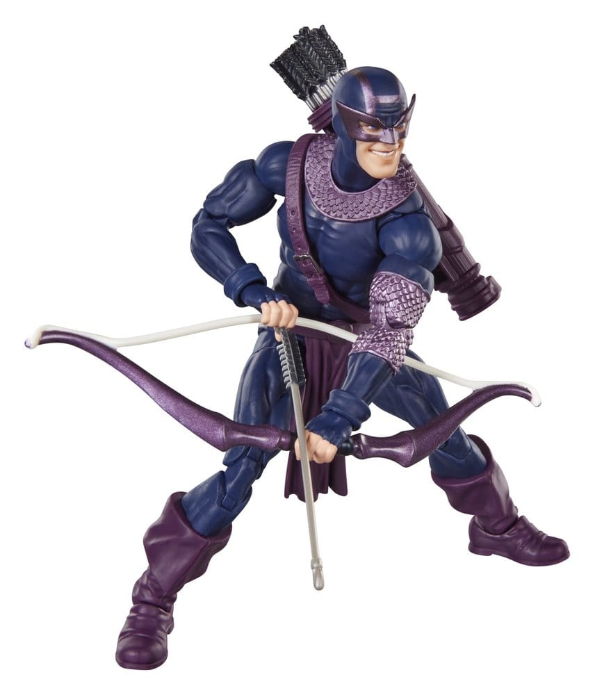 🧪 LAB | SU ORDINAZIONE Marvel Legends Action Figure Dark Avengers Hawkeye (BAF: Marvel's Box) 15 cm