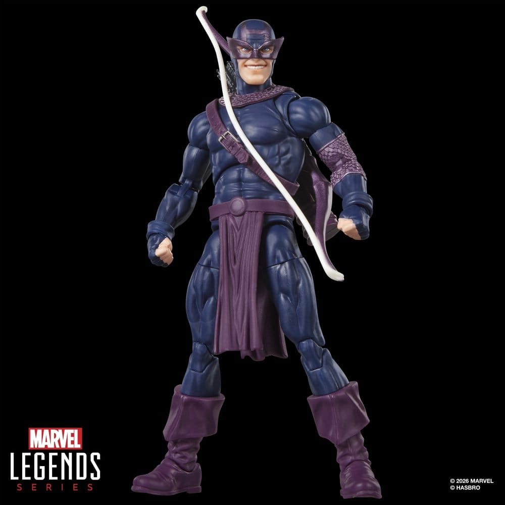 🧪 LAB | SU ORDINAZIONE Marvel Legends Action Figure Dark Avengers Hawkeye (BAF: Marvel's Box) 15 cm