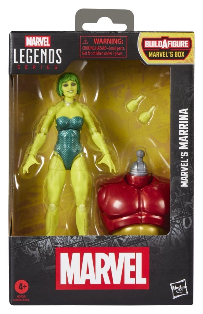 🧪 LAB | SU ORDINAZIONE Marvel Legends Action Figure Marvel's Marrina (BAF: Marvel's Box) 15 cm