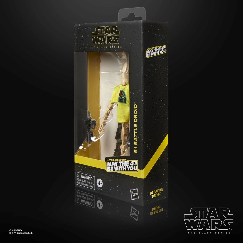 🧪 LAB | SU ORDINAZIONE Star Wars Black Series Action Figure B1 Battle Droid May the 4th Be With You 15 cm