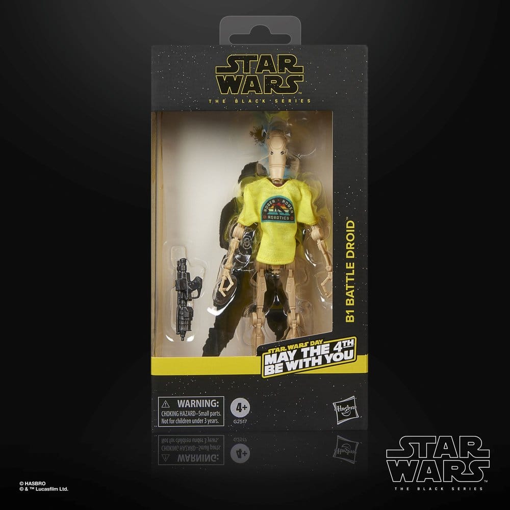 🧪 LAB | SU ORDINAZIONE Star Wars Black Series Action Figure B1 Battle Droid May the 4th Be With You 15 cm