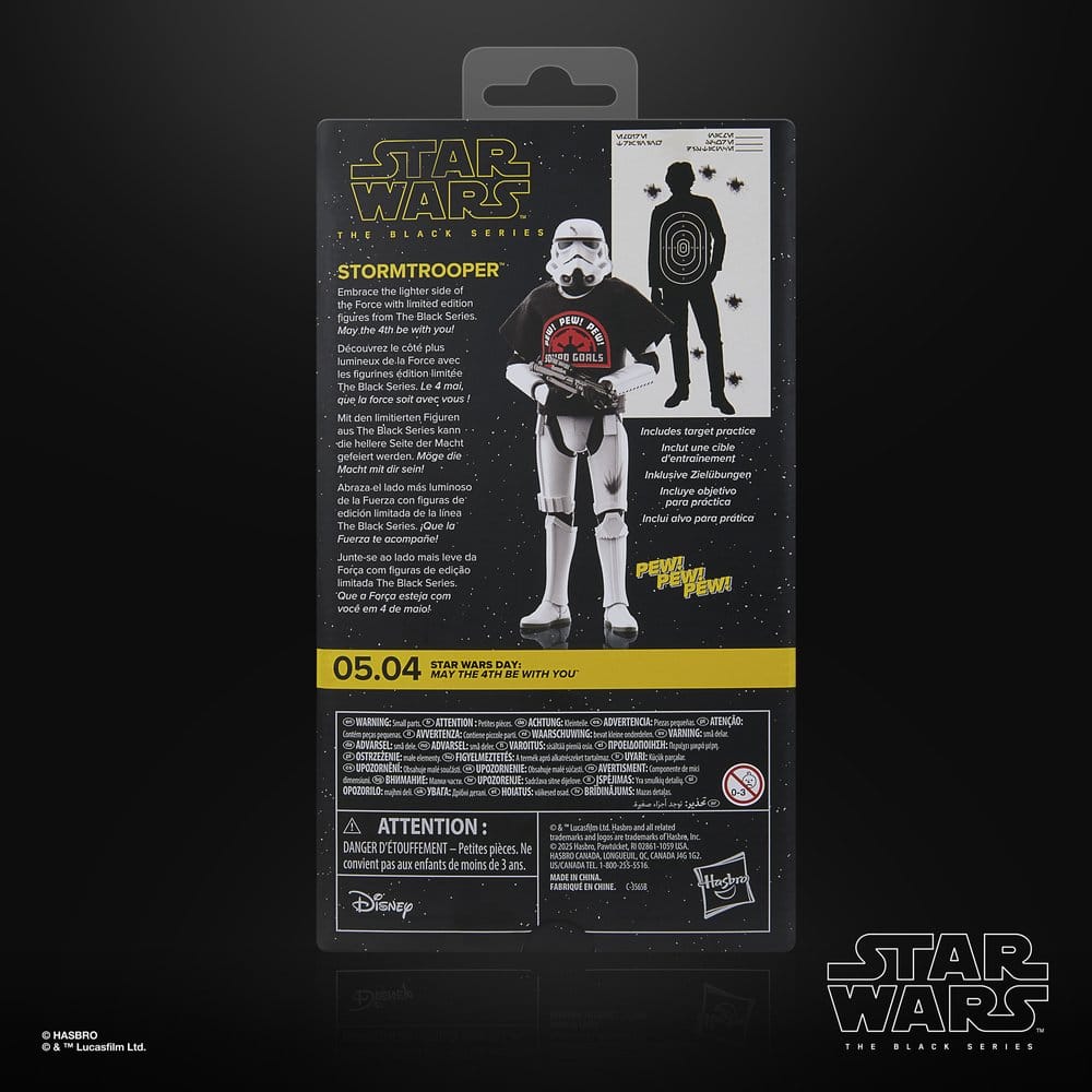 🧪 LAB | SU ORDINAZIONE Star Wars Black Series Action Figure Stormtrooper May the 4th Be With You 15 cm