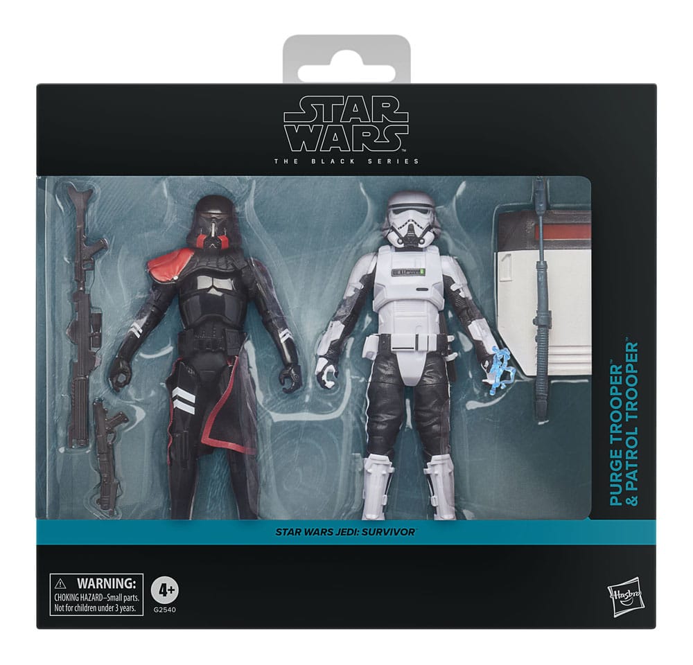 🧪 LAB | SU ORDINAZIONE Star Wars Jedi: Survivor Black Series Action Figure 2-Pack Purge Trooper & Patrol Trooper 15 cm