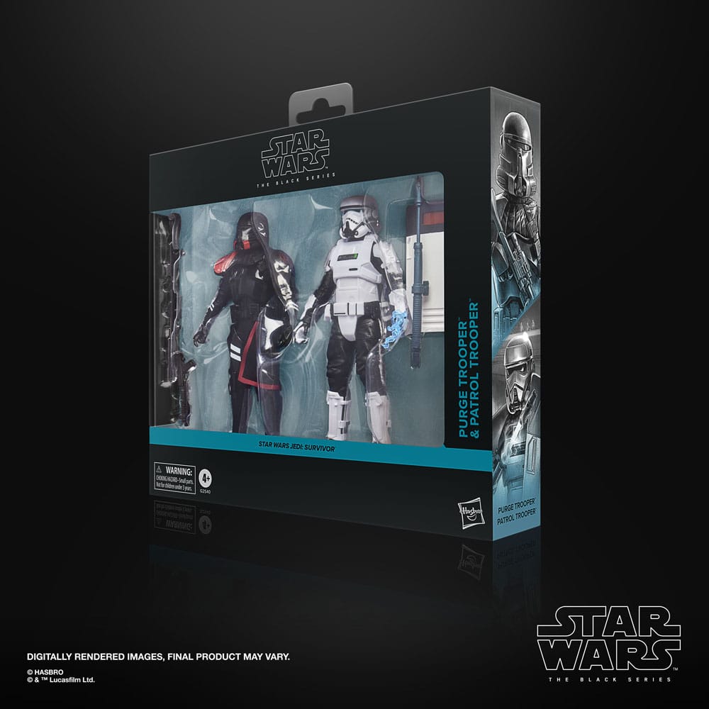 🧪 LAB | SU ORDINAZIONE Star Wars Jedi: Survivor Black Series Action Figure 2-Pack Purge Trooper & Patrol Trooper 15 cm