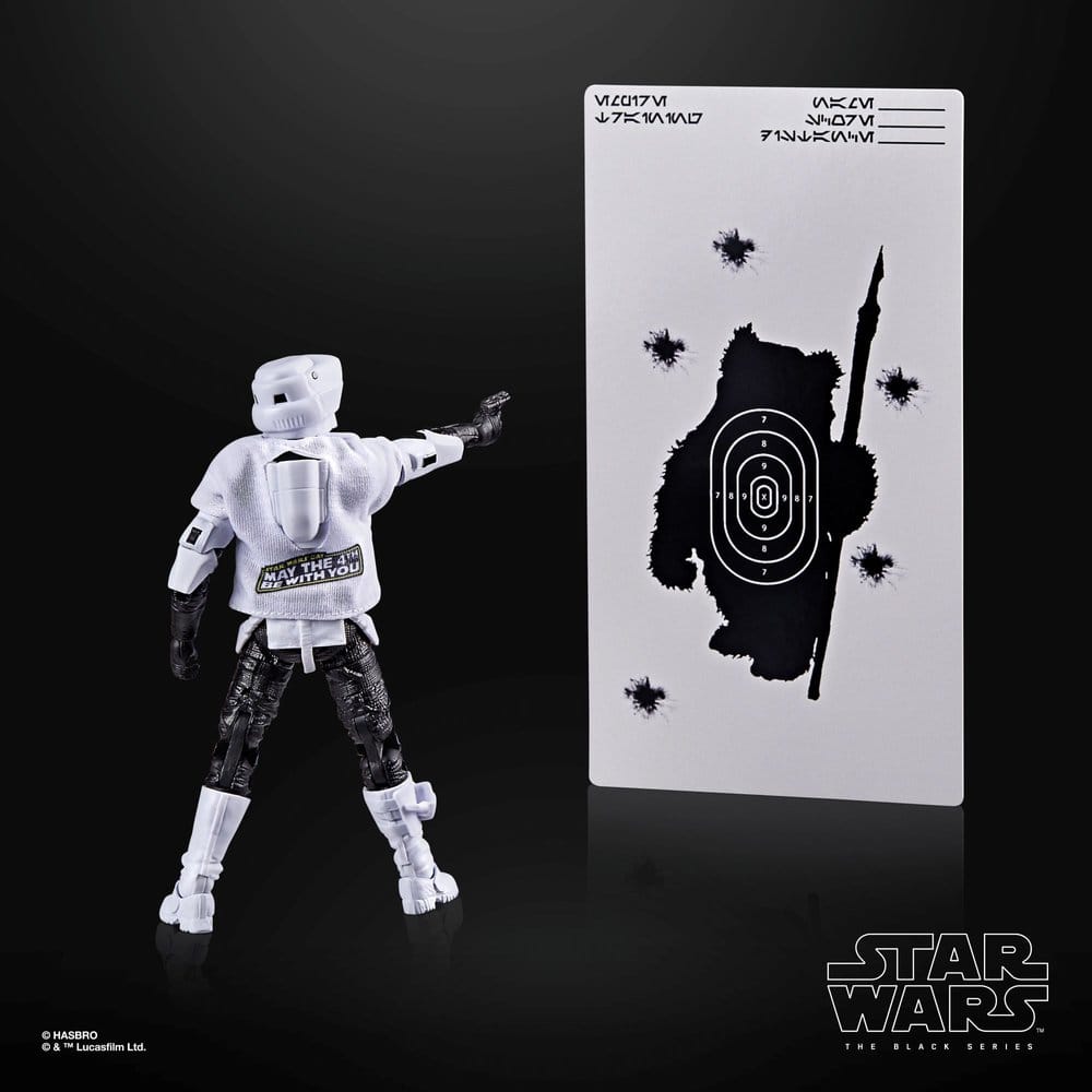 🧪 LAB | SU ORDINAZIONE Star Wars Black Series Action Figure Scout Trooper May the 4th Be With You 15 cm