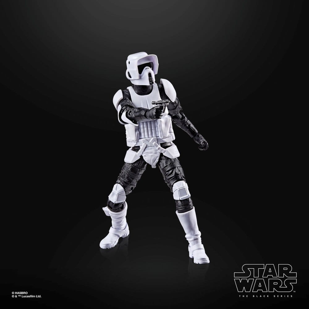 🧪 LAB | SU ORDINAZIONE Star Wars Black Series Action Figure Scout Trooper May the 4th Be With You 15 cm