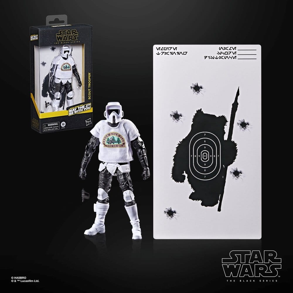 🧪 LAB | SU ORDINAZIONE Star Wars Black Series Action Figure Scout Trooper May the 4th Be With You 15 cm