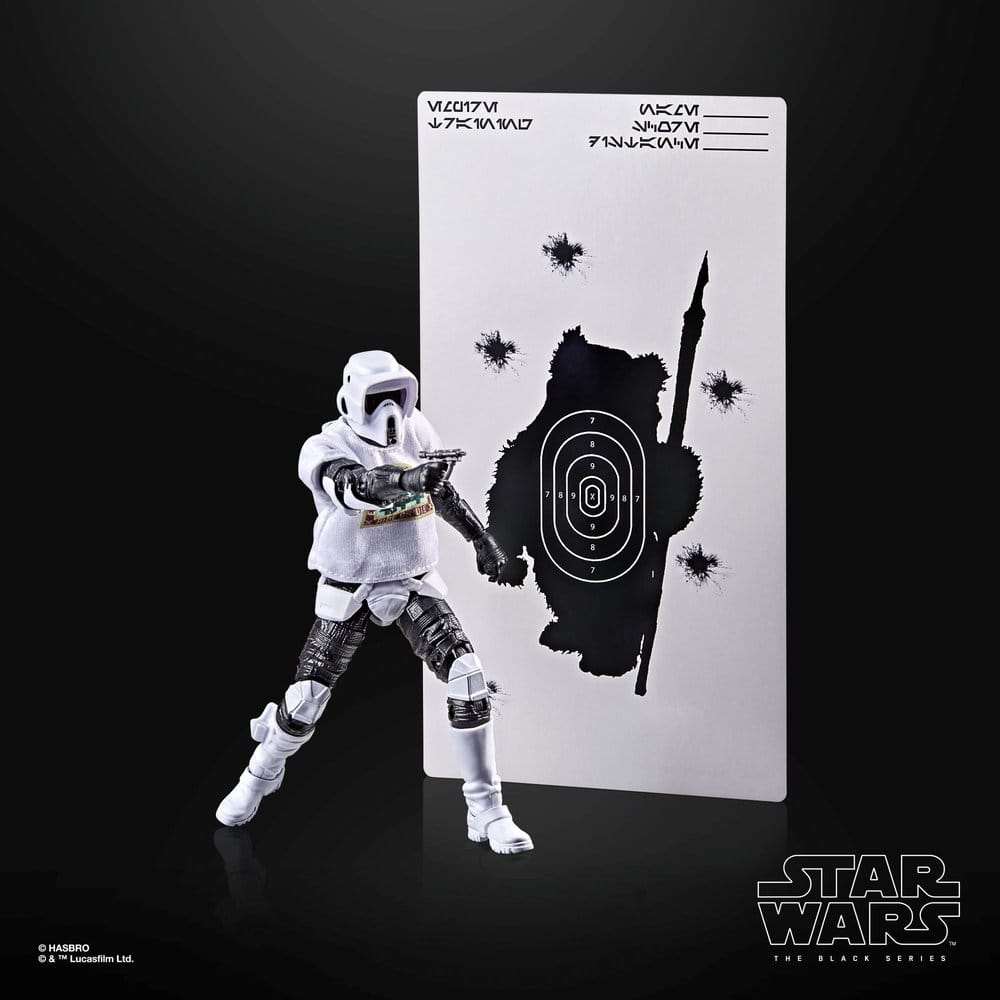 🧪 LAB | SU ORDINAZIONE Star Wars Black Series Action Figure Scout Trooper May the 4th Be With You 15 cm