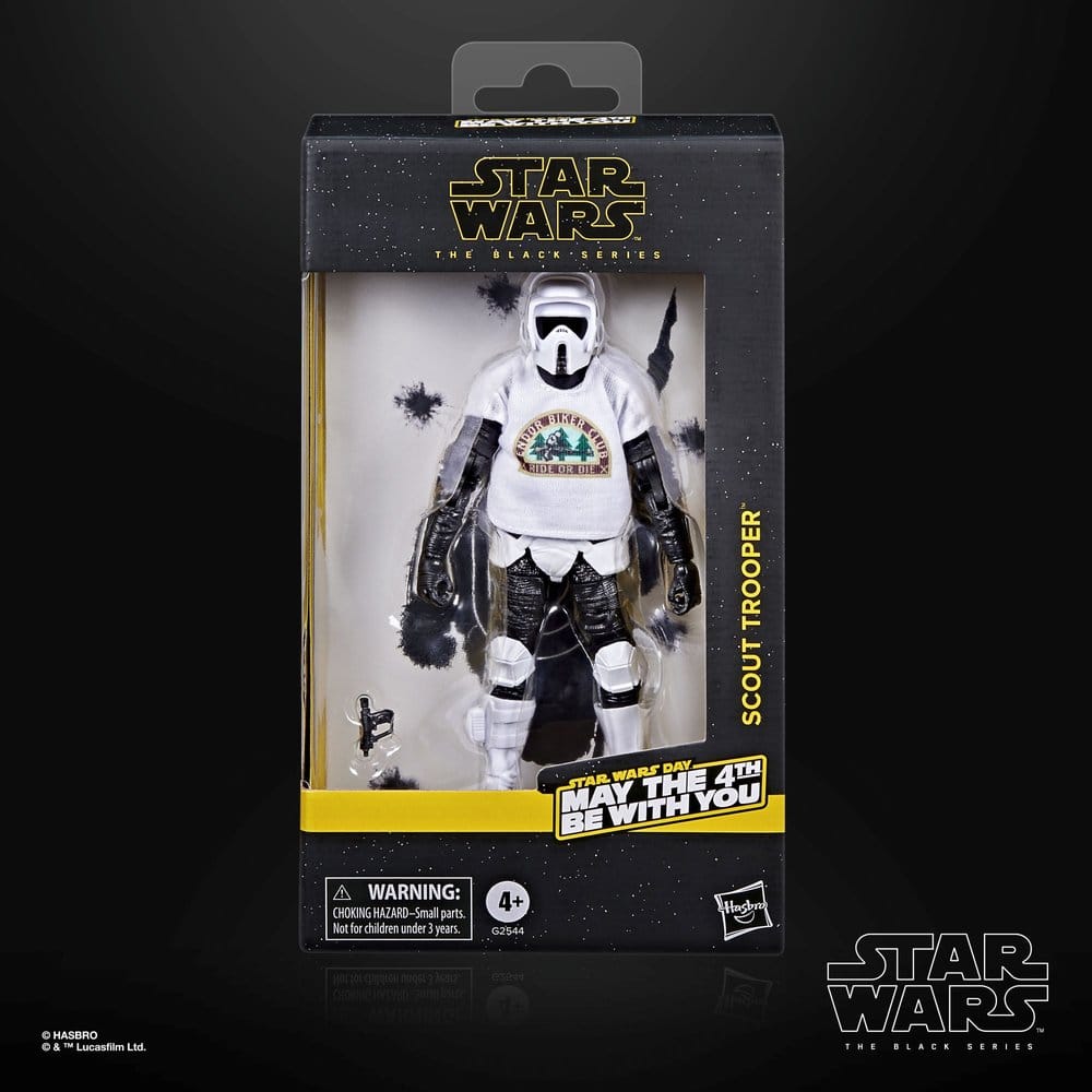 🧪 LAB | SU ORDINAZIONE Star Wars Black Series Action Figure Scout Trooper May the 4th Be With You 15 cm