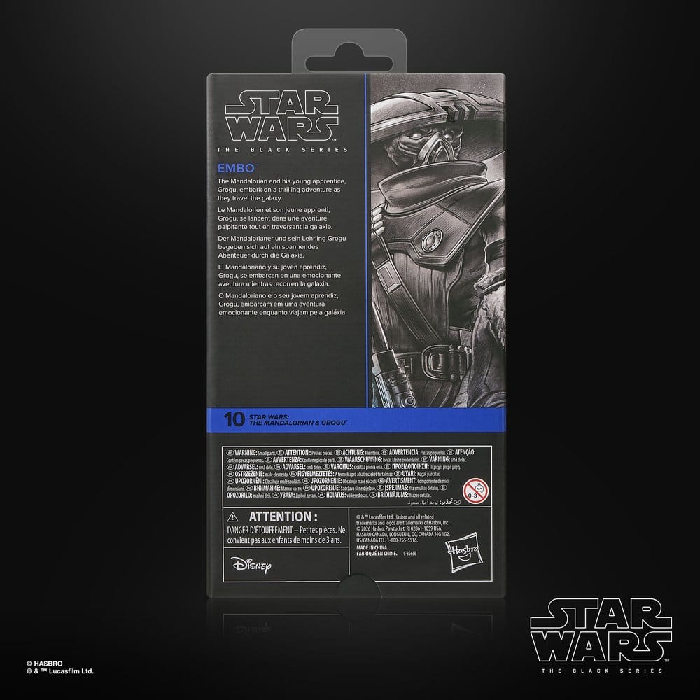 🧪 LAB | SU ORDINAZIONE Star Wars: The Mandalorian & Grogu Black Series Action Figure Embo 15 cm
