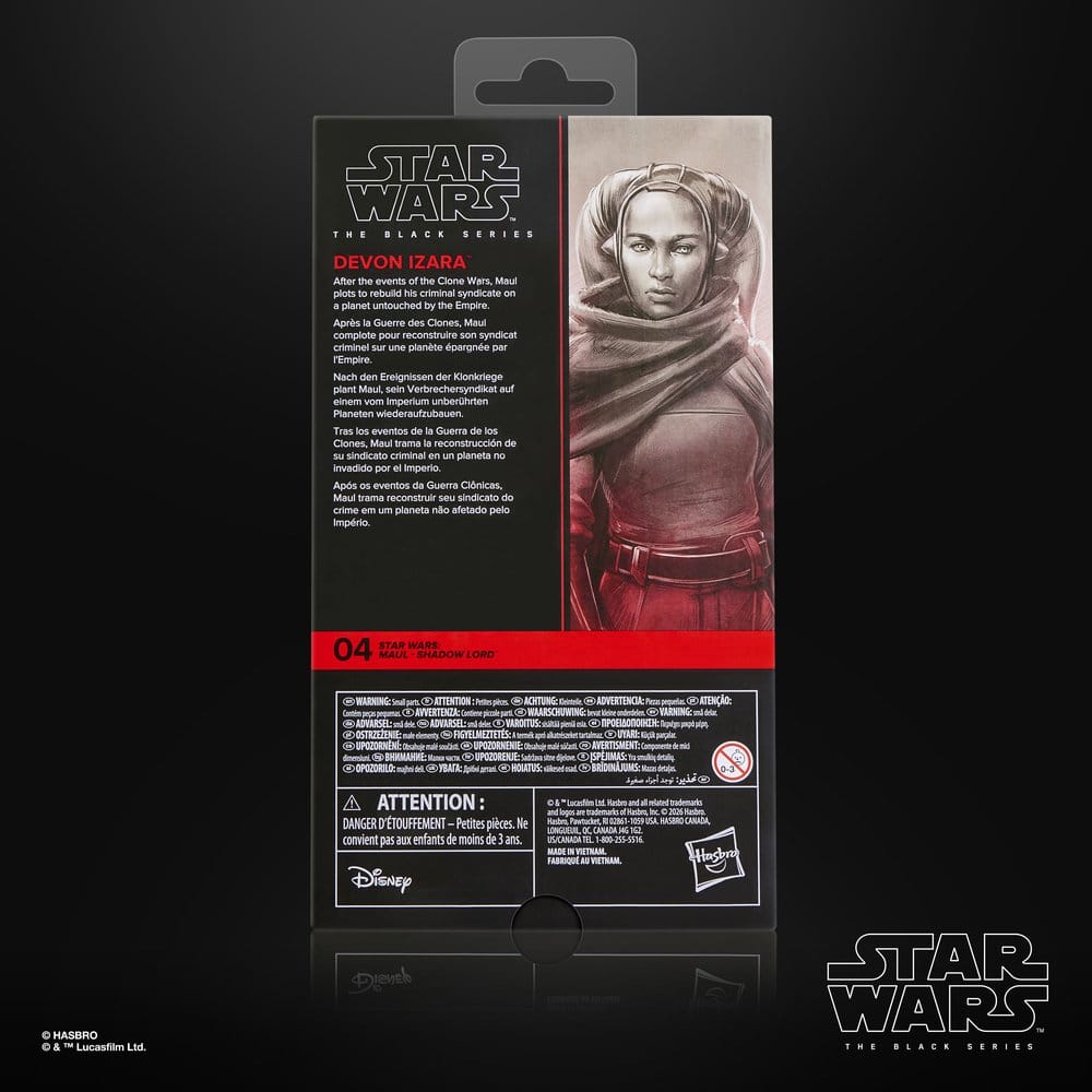 🧪 LAB | SU ORDINAZIONE Star Wars: Maul - Shadow Lord Black Series Action Figure Devon Izara 15 cm