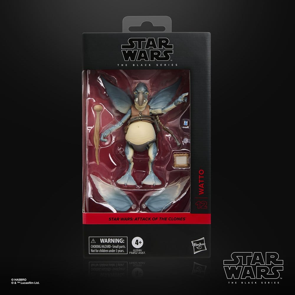 🧪 LAB | SU ORDINAZIONE Star Wars Episode II Black Series Action Figure Watto 15 cm