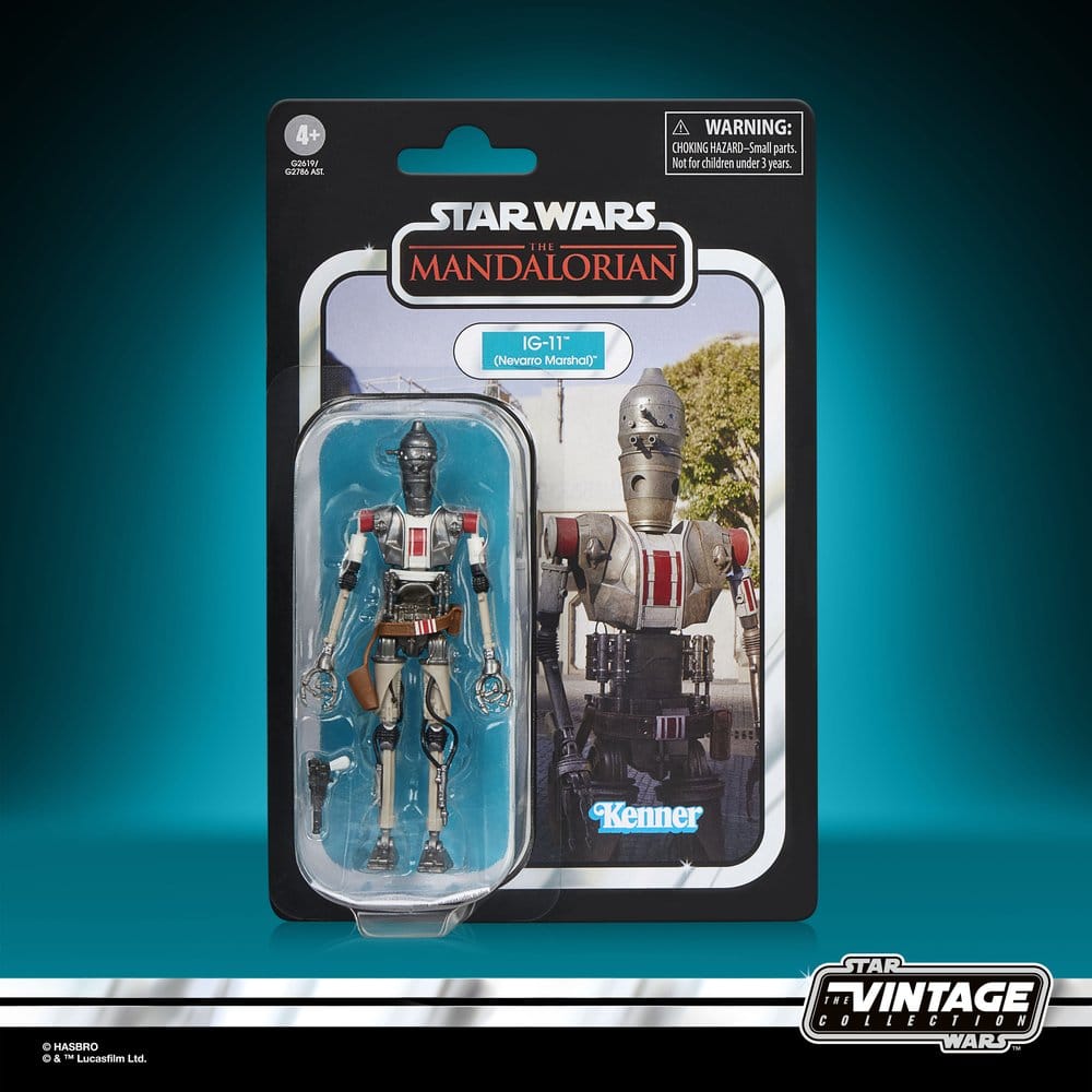 🧪 LAB | SU ORDINAZIONE Star Wars: The Mandalorian Vintage Collection Action Figure IG-11 (Nevarro Marshal) 10 cm
