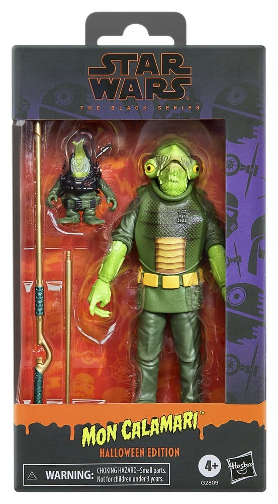 🧪 LAB | SU ORDINAZIONE Star Wars Black Series Action Figure Mon Calamari (Halloween Edition) 15 cm