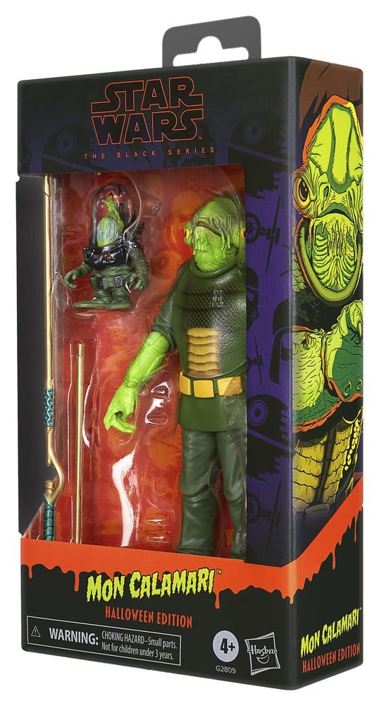 🧪 LAB | SU ORDINAZIONE Star Wars Black Series Action Figure Mon Calamari (Halloween Edition) 15 cm
