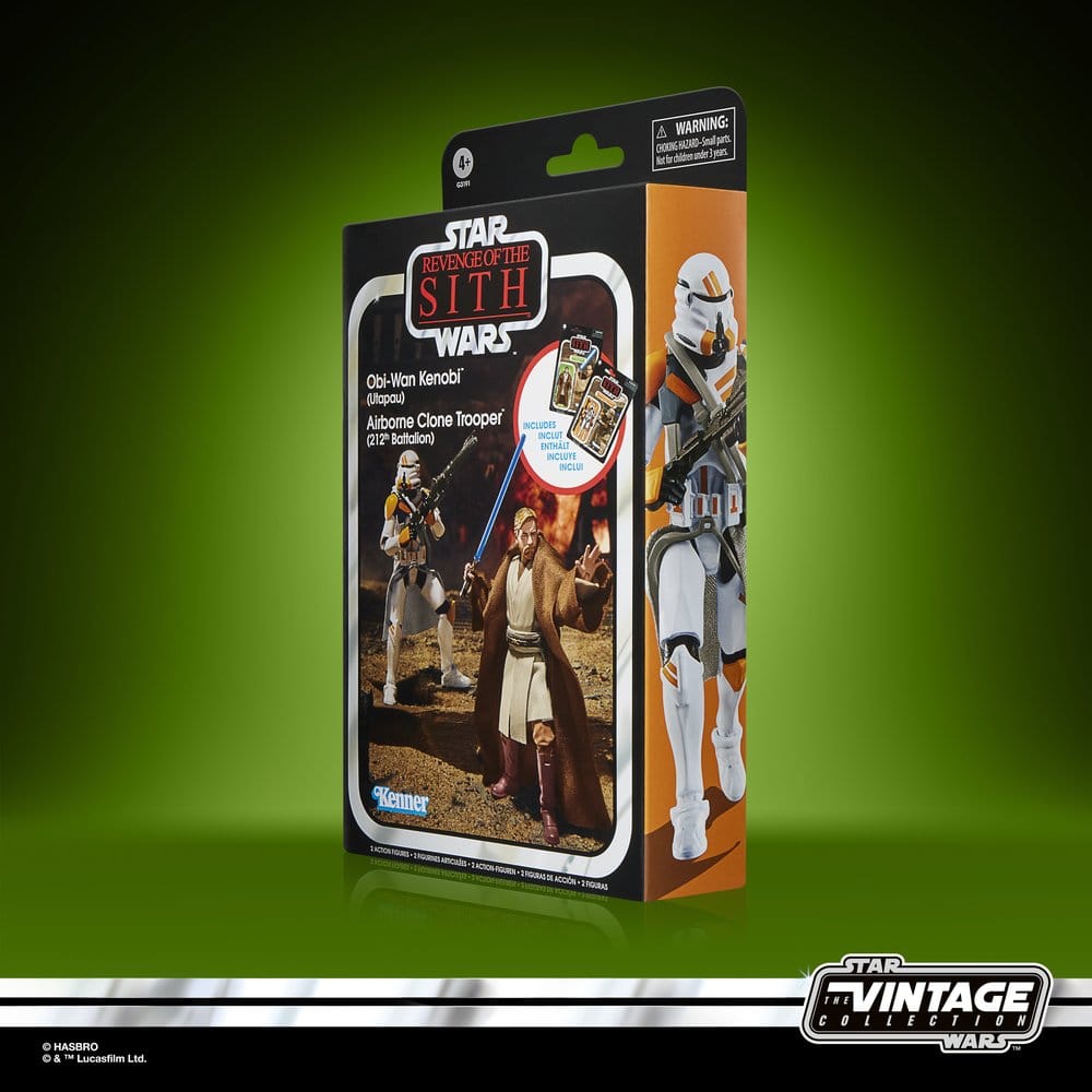 🧪 LAB | PREORDINE+ 12/2026 Star Wars Episode III Vintage Collection Action Figure 2-Pack Obi-Wan Kenobi & Airborne Clone Trooper 10 cm