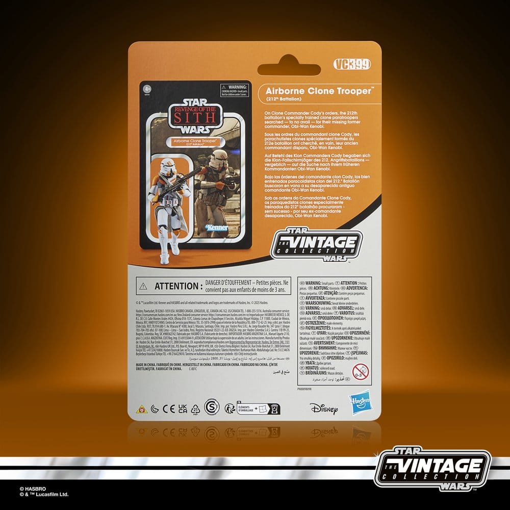 🧪 LAB | PREORDINE+ 12/2026 Star Wars Episode III Vintage Collection Action Figure 2-Pack Obi-Wan Kenobi & Airborne Clone Trooper 10 cm