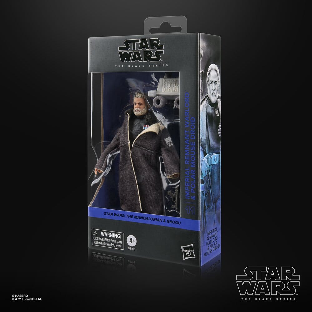 🧪 LAB | PREORDINE+ 12/2026 Star Wars: The Mandalorian & Grogu Black Series Action Figure Imperial Remnant Warlord & Polar Mouse Droid 15 cm