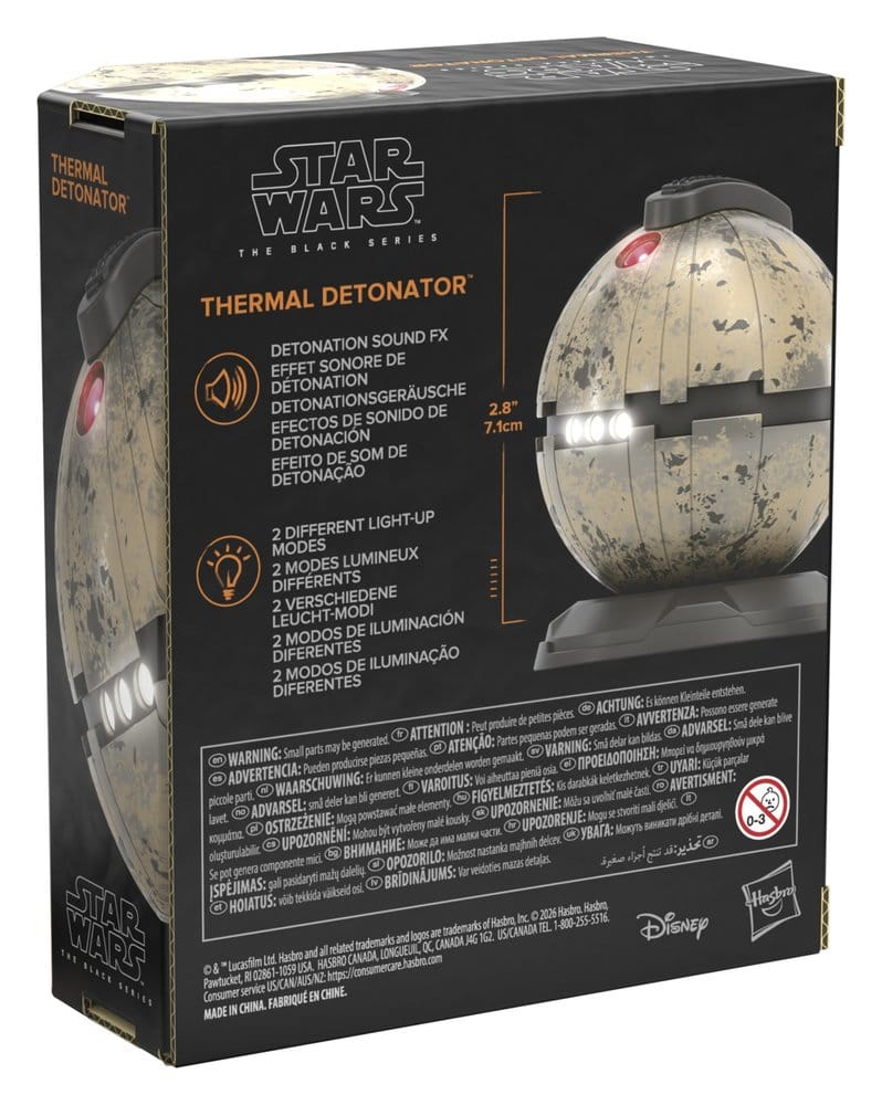 🧪 LAB | PREORDINE+ 02/2027 Star Wars Episode VI Black Series Electronic Thermal Detonator