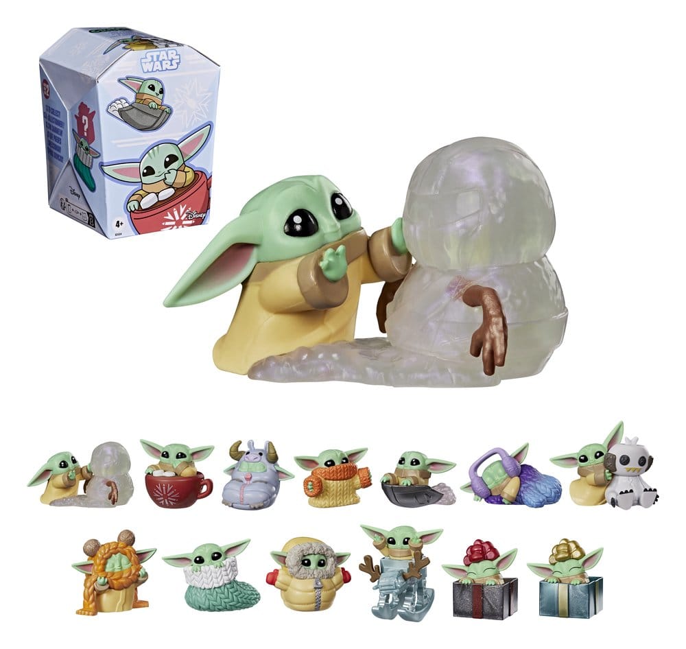 🧪 LAB | PREORDINE+ 11/2026 Star Wars Mini Figures 4 cm Grogu Force Freeze Series 2 Blind Box Display (24)