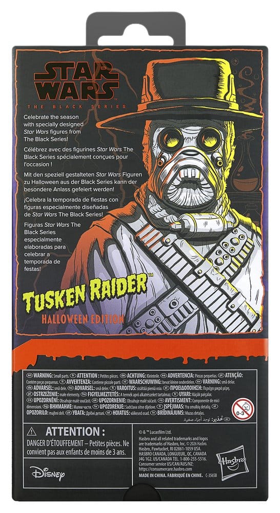 🧪 LAB | SU ORDINAZIONE Star Wars Black Series Action Figure Tusken Raider (Halloween Edition) 15 cm