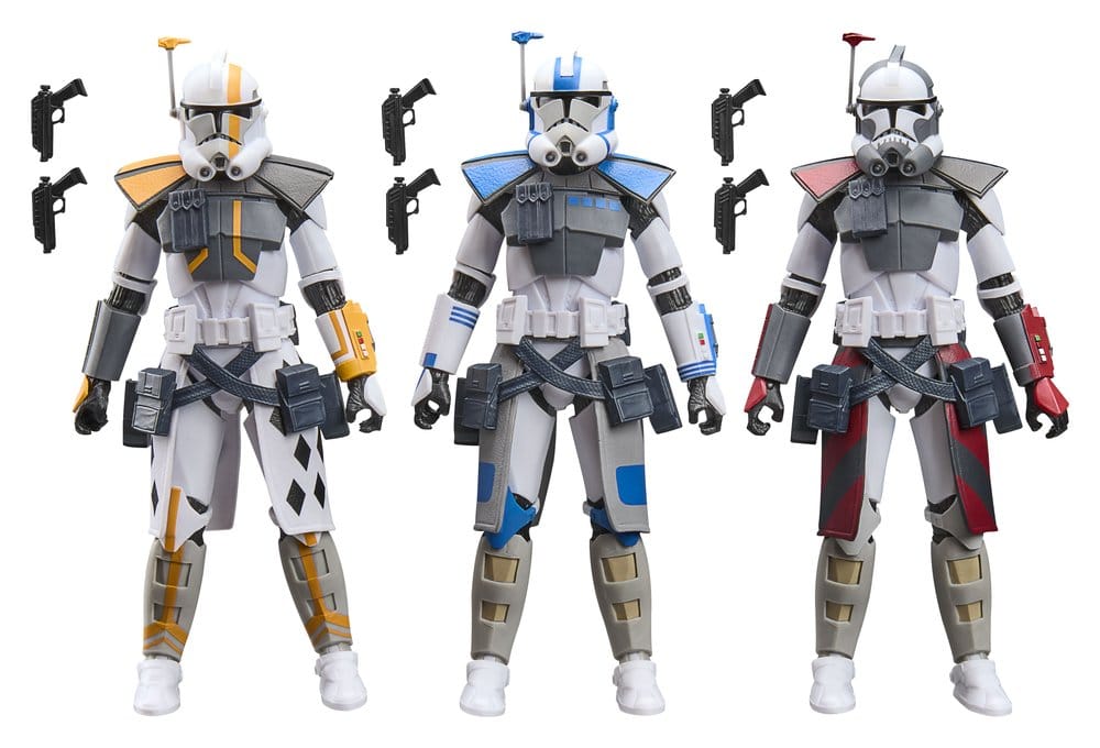 🧪 LAB | SU ORDINAZIONE Star Wars: The Clone Wars Black Series Action Figure 3-Pack ARC Trooper Havoc, Colt & Blitz 15 cm