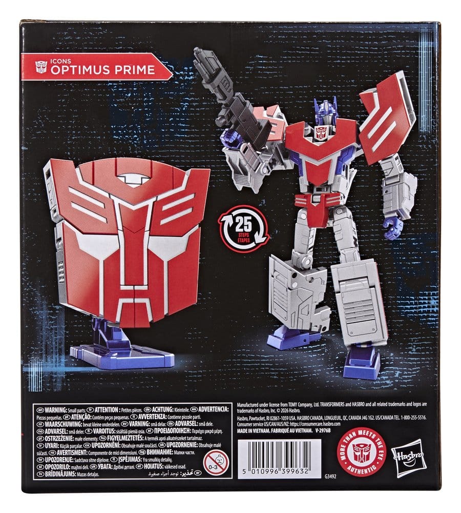 🧪 LAB | SU ORDINAZIONE Transformers Icons Voyager Class Action Figure Optimus Prime 17 cm