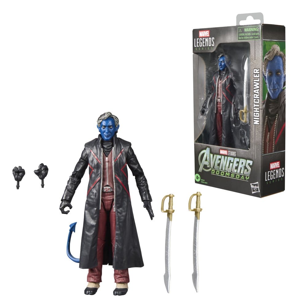 🧪 LAB | PREORDINE+ 05/2027 Avengers: Doomsday Marvel Legends Action Figure Nightcrawler 15 cm