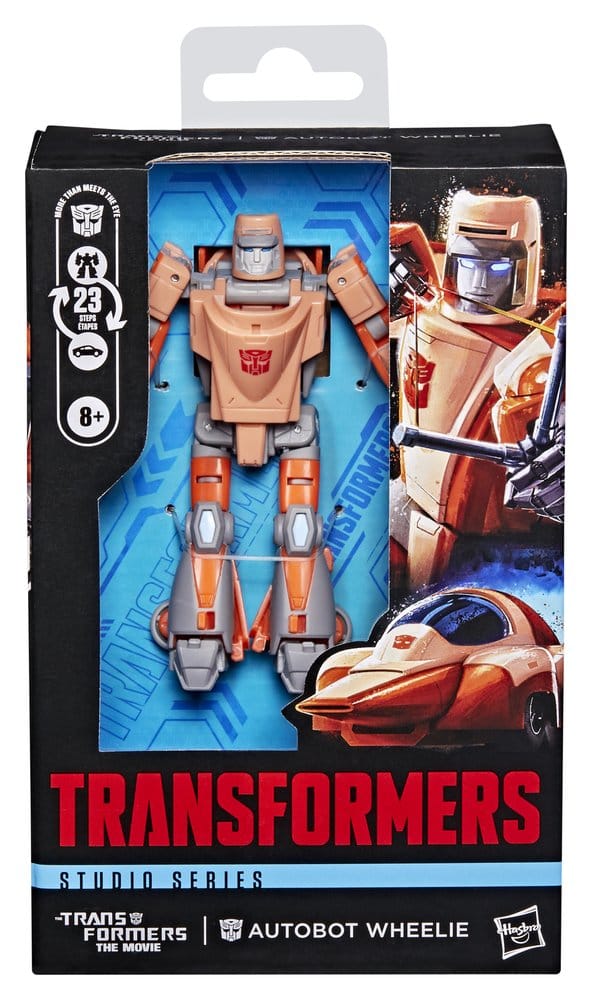🧪 LAB | PREORDINE+ 02/2027 The Transformers: The Movie Transformers Studio Series Deluxe Class Action Figure Autobot Wheelie 11 cm