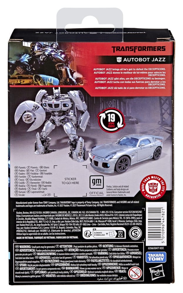 🧪 LAB | PREORDINE+ 02/2027 Transformers Studio Series Deluxe Class Action Figure Autobot Jazz 12 cm
