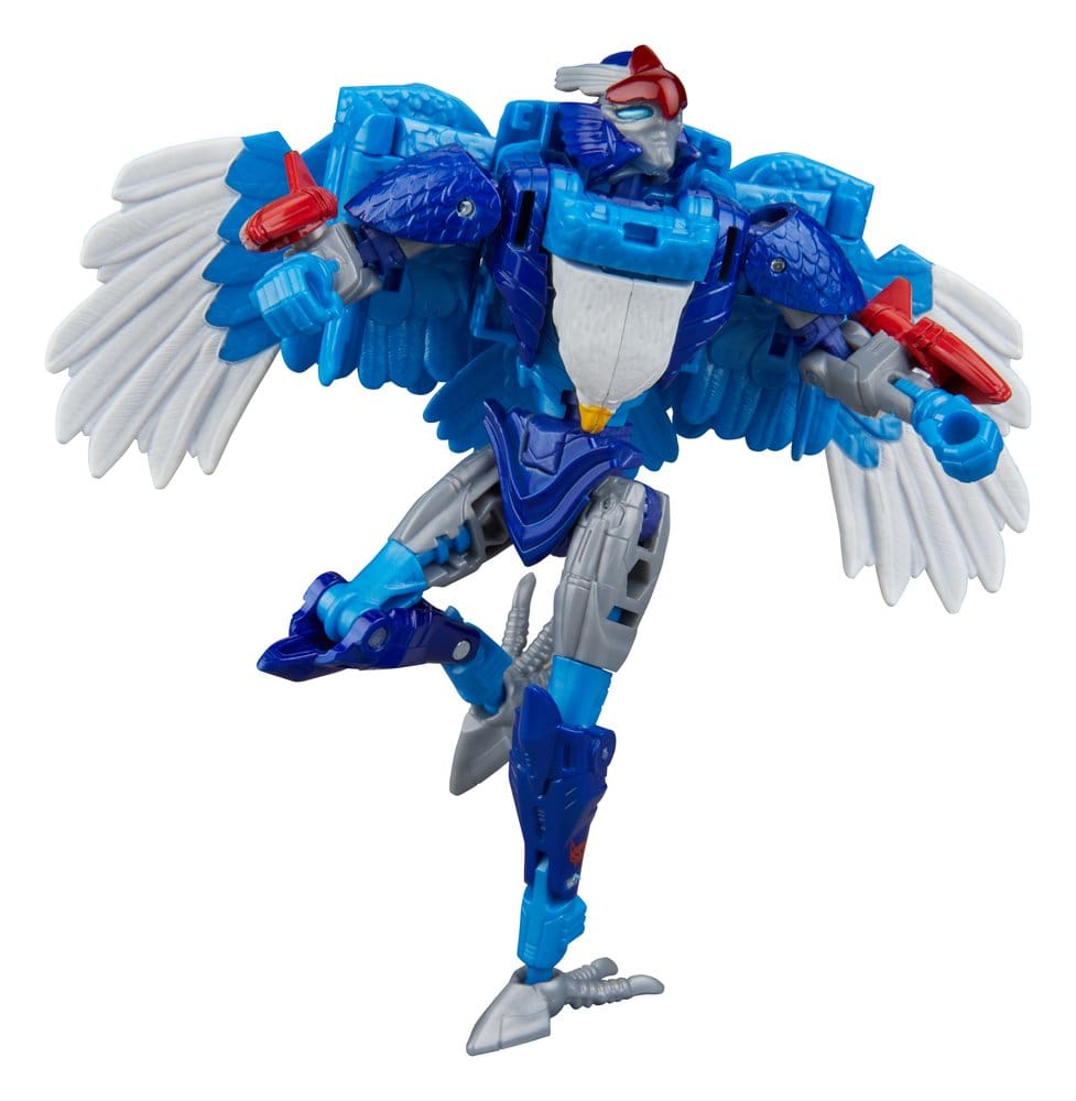 🧪 LAB | SU ORDINAZIONE Transformers Deluxe Class Action Figure Star Eagle 11 cm