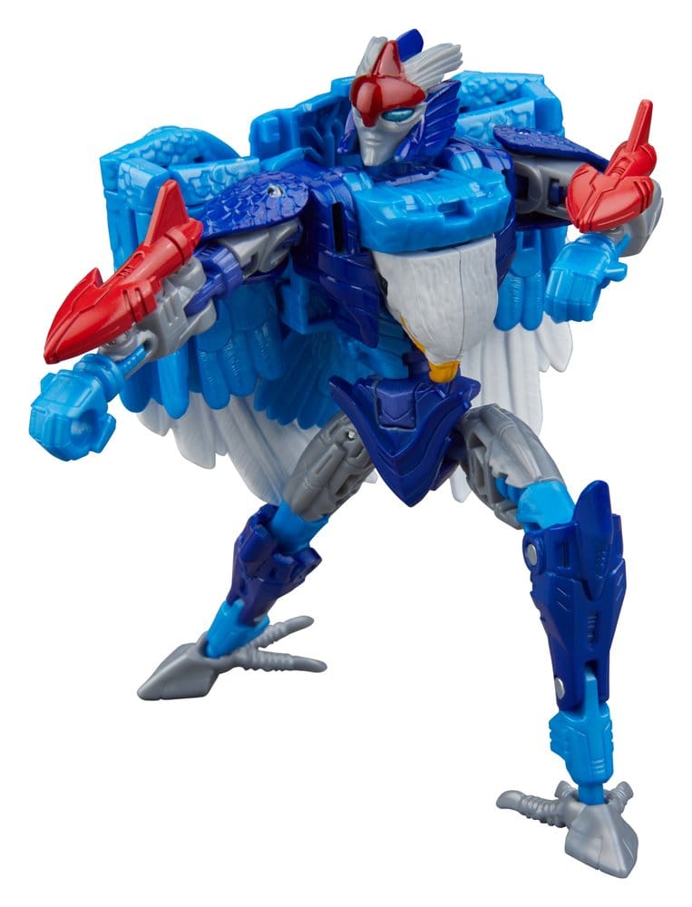 🧪 LAB | SU ORDINAZIONE Transformers Deluxe Class Action Figure Star Eagle 11 cm