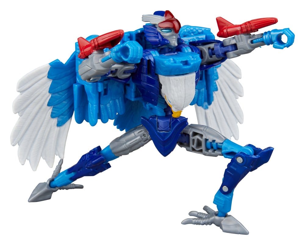 🧪 LAB | SU ORDINAZIONE Transformers Deluxe Class Action Figure Star Eagle 11 cm