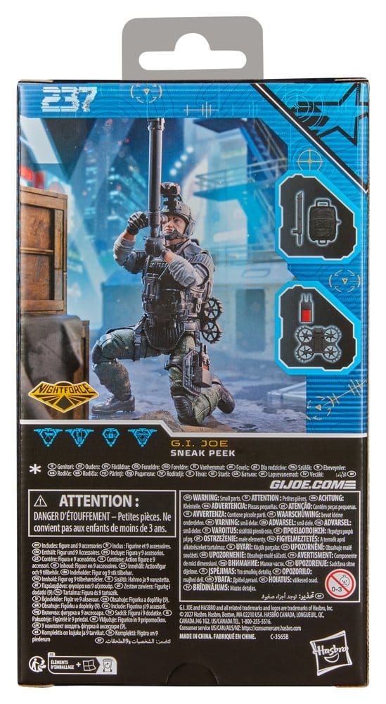 🧪 LAB | PREORDINE+ 05/2027 G.I. Joe Classified Series Action Figure Night Force Sneak Peek 15 cm