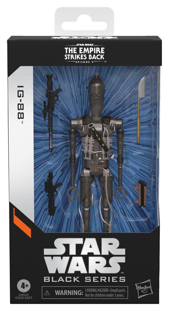 🧪 LAB | PREORDINE+ 04/2027 Star Wars Episode V Black Series Action Figure IG-88 15 cm