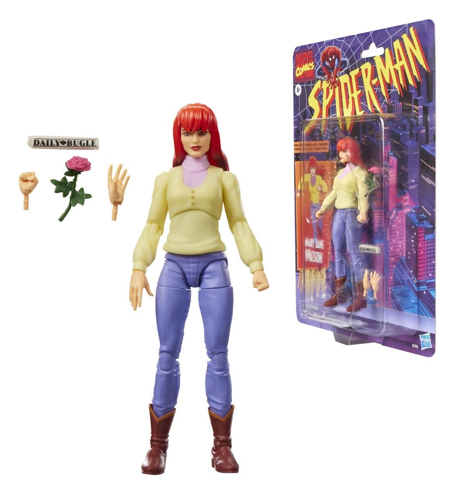 🧪 LAB | PREORDINE+ 03/2027 Spider-Man Marvel Legends Action Figure Mary Jane Watson 15 cm