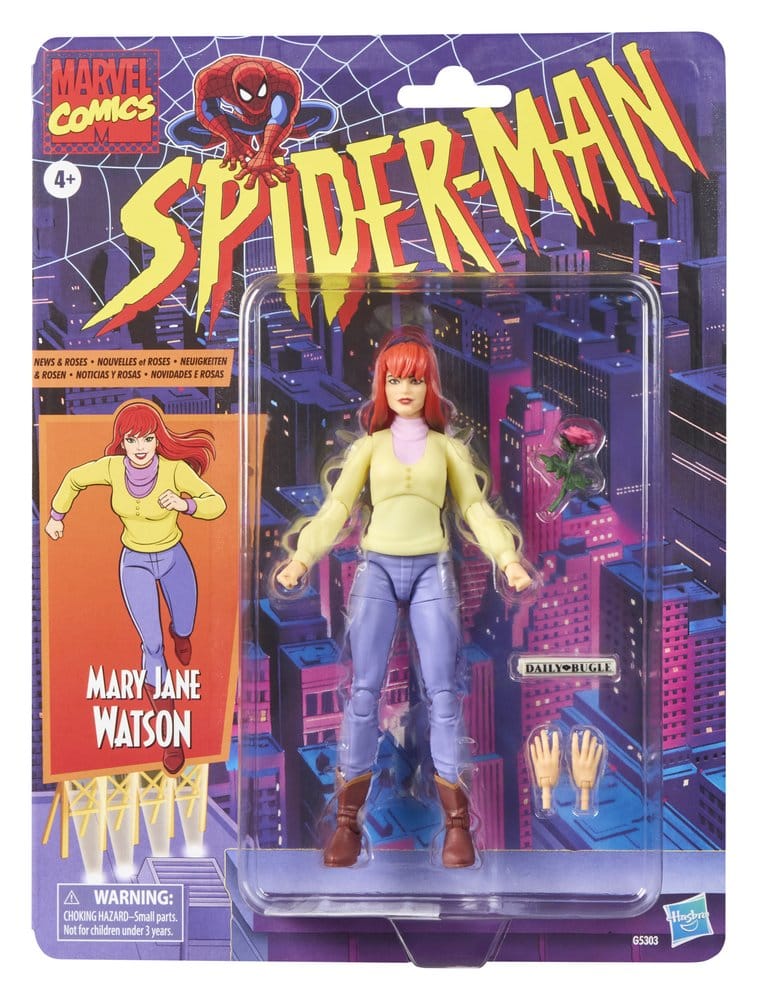 🧪 LAB | PREORDINE+ 03/2027 Spider-Man Marvel Legends Action Figure Mary Jane Watson 15 cm