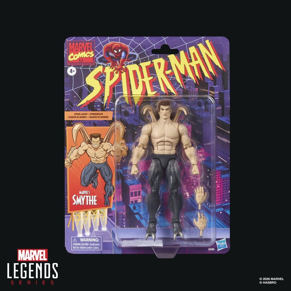 🧪 LAB | PREORDINE+ 02/2027 Spider-Man Marvel Legends Action Figure Marvel's Smythe 15 cm