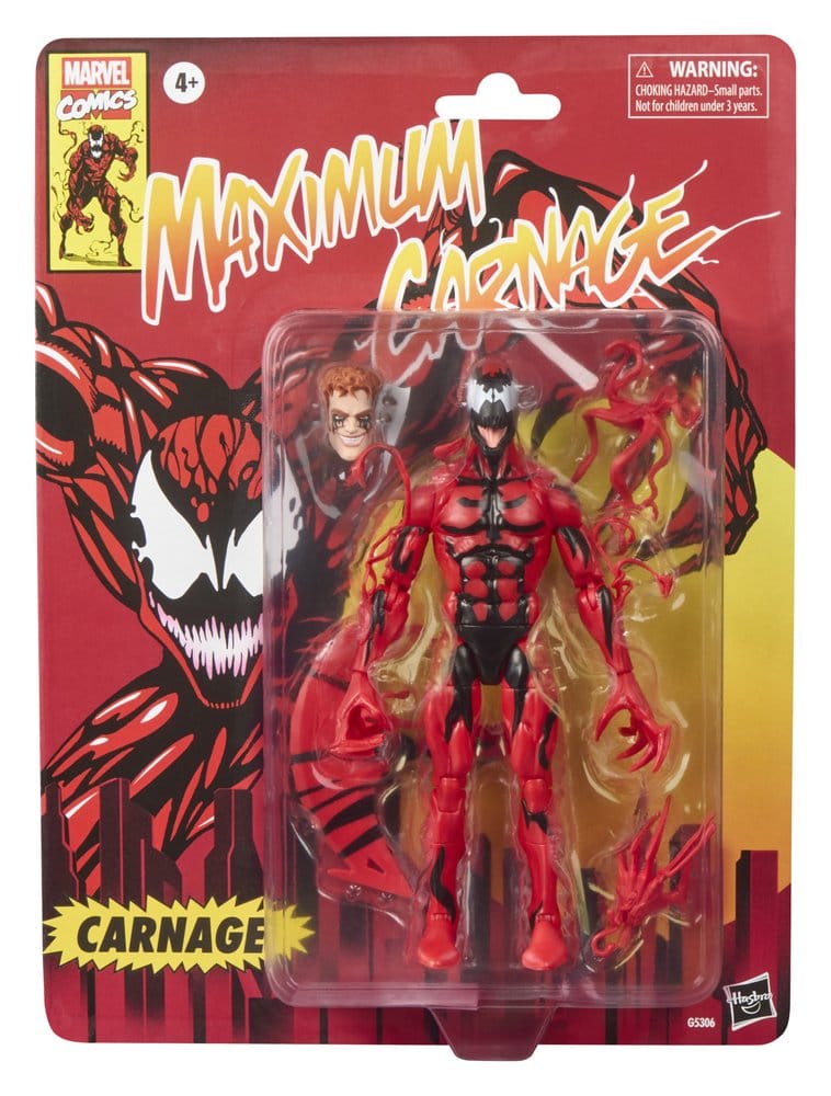 🧪 LAB | PREORDINE+ 03/2027 Maximum Carnage Marvel Legends Action Figure Carnage 15 cm