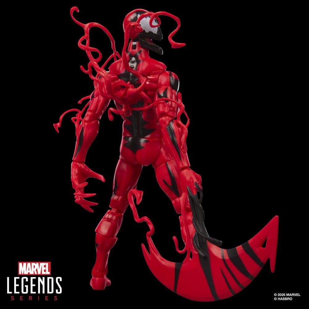 🧪 LAB | PREORDINE+ 03/2027 Maximum Carnage Marvel Legends Action Figure Carnage 15 cm
