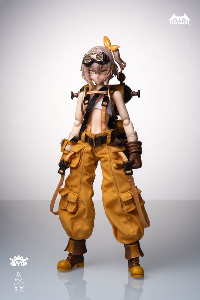 PREORDINE ESAURITO Pocket Art Action Action Figure 1/12 PA007 Mechanic Fiona 15 cm  (PREORDINE NON CANCELLABILE)